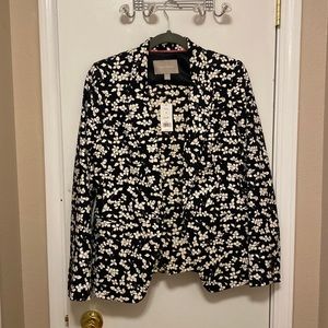 Banana Republic floral suit size 8